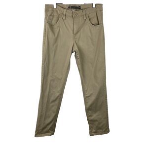 Machine Jeans Mens‎ Sz 30X30 Beige Denim Slim Straight Leg Mid Rise Casual Pants